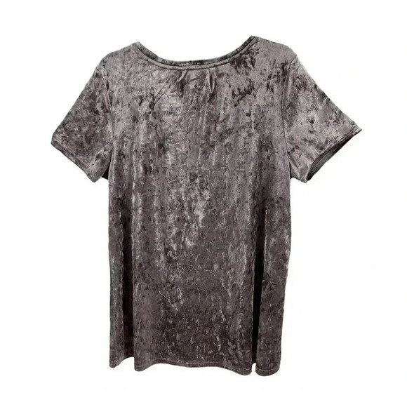 Velvet Legging Tee Spring + Mercer Pink Short Sleeve Top Womens L Lagon Look - Picture 3 of 9